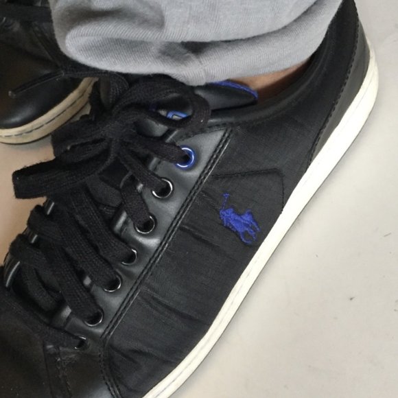 POLO black walking sneakers - Picture 1 of 8